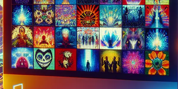 A modern digital landscape illustrating a legal streaming platform for Japanese adult films, emphasizing privacy and safety.